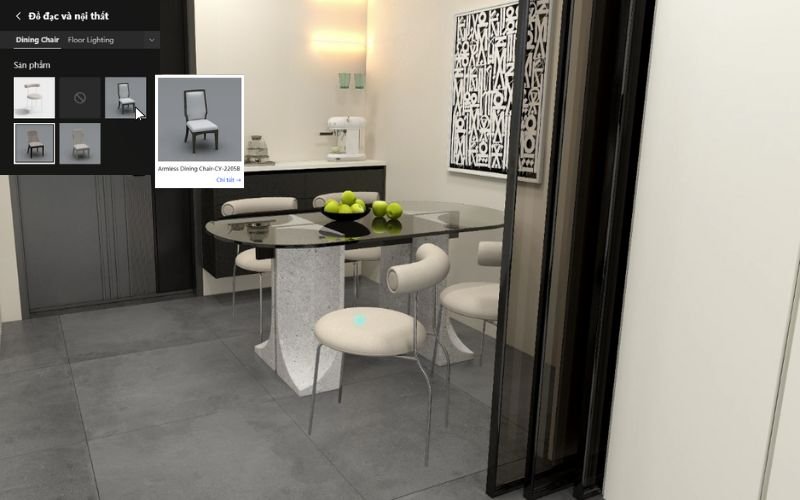 Real-Time 360° Material Changes