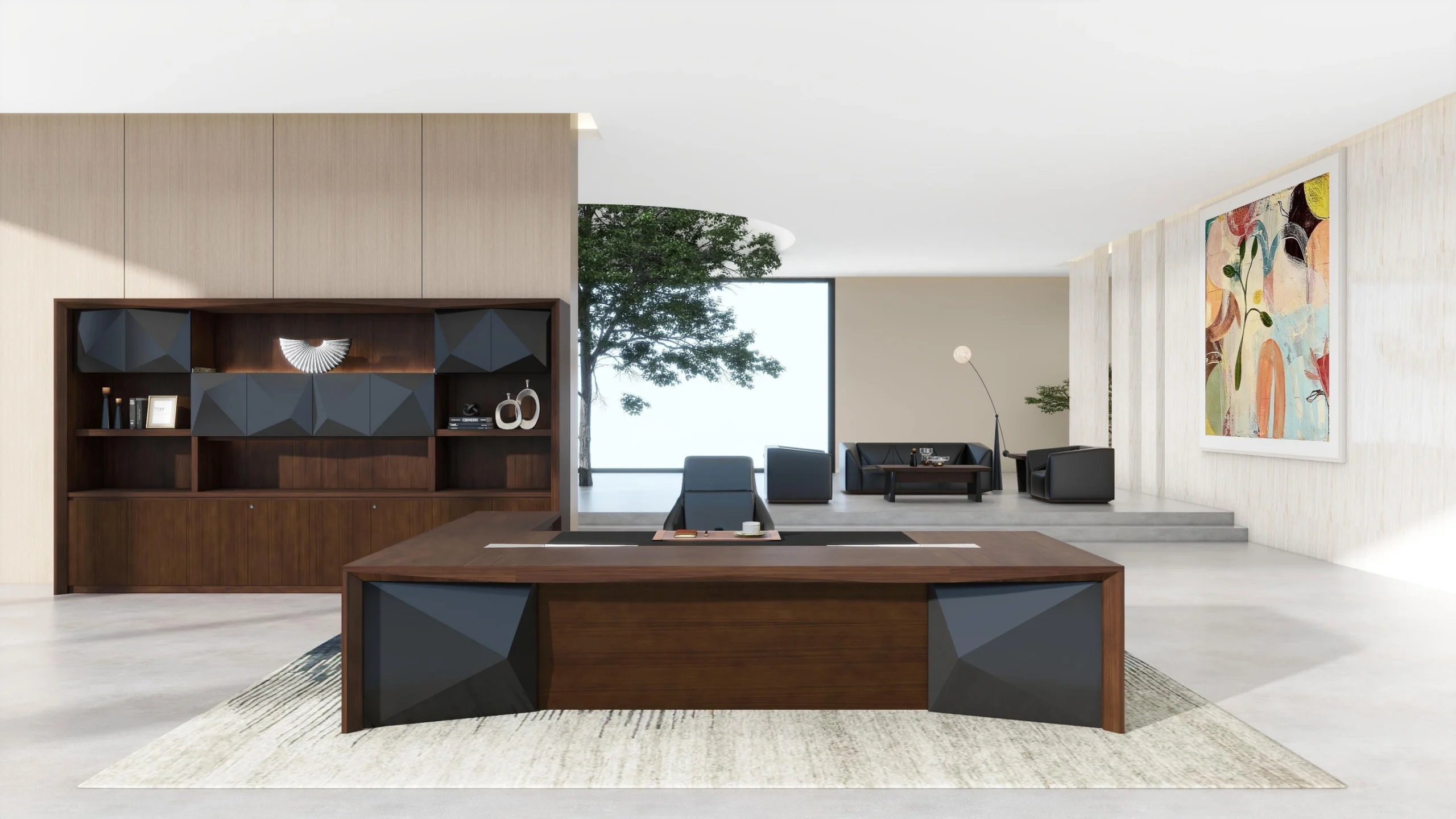 High-End Executive Office Interiors – A Space That Shapes Mindset, Asserts Authority, and Leads the Future